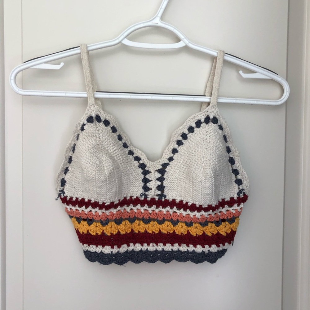 Crochet crop top
